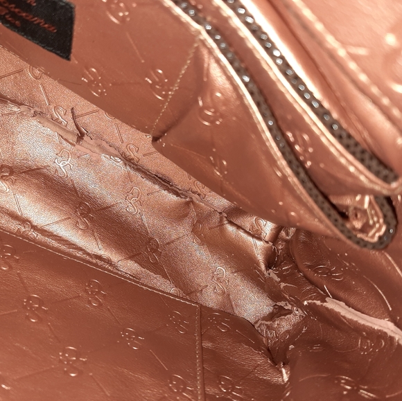 Sharon Gioe Snake Embossed Leather Shoulder Bag - Picture 9 of 9